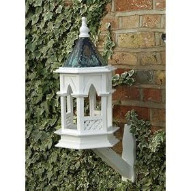 Wildlife World White Gothic Style Bird Table WGBT