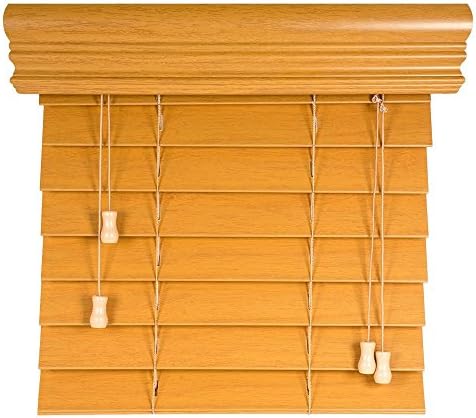 2" RealGrain Faux Wood Blinds - 36" Length (20"-30" Widths) Free Shipping - 2 Finishes