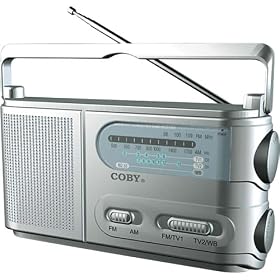 Coby CX-38 Portable AM/FM/TV/Weather Band Radio