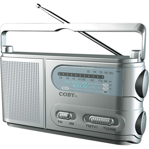 Electronics: Coby CX 38 Portable AM/FM/TV/Weather Band Radio