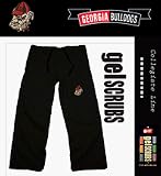 Georgia Bulldogs Scrub Style Pant from Gel Scrubs (with Bulldog Logo)