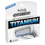 Schick Quattro Cartridges, Titanium Coated Blades, 4 cartridges (Pack of 2)