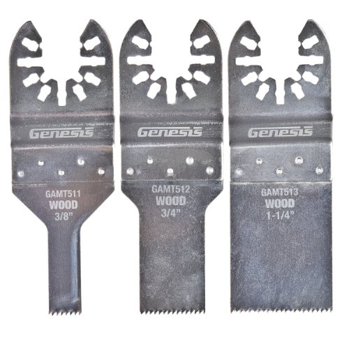 Genesis gamt501 flush cut blade assortment pack, 3-pack