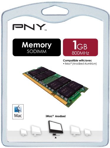 PNY SODIMM DDR2 PC800 (PC6400) 1 GB APPLE Arbeitsspeicher