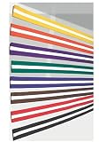 Uniform Belts - Solid Color With White Striped