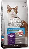 Pro Plan Dry Cat Food, Extra Care Senior 11+ Indoor Care Turkey and Rice Formula, 7 Pound Bag