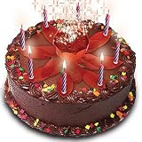 Sparkling Musical Birthday Cake Topper
