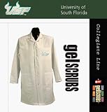 South Florida Bulls Long Lab Coat from Gelscrubs - B000BJKKGO