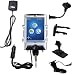 Car / Auto Multi Adapter Mount Holder GPS Navigation Kit for the HP iPAQ rx3400 with built in charger - Gomadic Brand