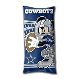 BSS - Dallas Cowboys NFL Mickey Folded Body Pillow (18in x 36in)
