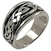 Large Tribal Celtic Braid - Sterling Silver Ring