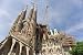 Sagrada Familia by Antoni Gaudi in Barcelona, Spain - 24"W x 16"H - Peel and Stick Wall Decal by Wallmonkeys
