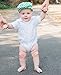 RuggedButts® Infant / Toddler Boys White Dobby Short Sleeve Button Up Bodysuit