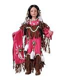 SEA BREEZE 28 Porcelain Indian Princess Doll By Golden Keepsakes