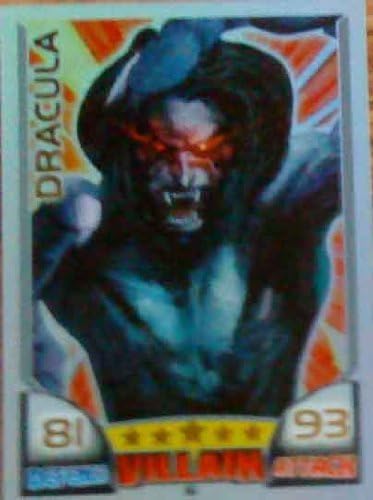 Marvel Hero Attax - Rainbow Foil Dracula (Only 1 In Every 5 Packs) Mint