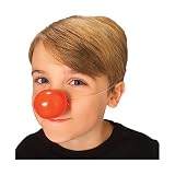 RED PLASTIC CLOWN NOSE