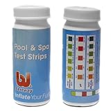 from Bestway 3-in-1 Pool and Spa Test Strips for Chlorine, PH and Alkalinity testing item 58142 Model 58142