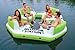 Intex Pacific Paradise Relaxation Station Water Lounge 4-Person River Tube Raft