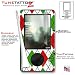 Microsoft ® Zune TM (Original 30 gig) Skin Argyle Red And Green WraptorSkinz TM Kit by TuneTattooz TM