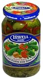 Lowell Foods Polish Dill Pickles with Sweet Peppers, 31.0400-Ounce (Pack of 6)