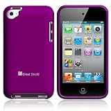 GreatShield iSlide Slim-Fit PolyCarbonate Hard Case for Apple iPod Touch 4th Generation - Purple