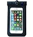 H2NO Drybags-IPX8 Certified Universal Waterproof Cell Phone Carrying Case For Apple iPhone 6, 5s, 5, Galaxy S5, S4 S3, HTC One and Other Similar Sized Devices-Black