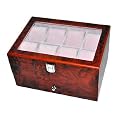 Uhrenkoffer Uhrenbox aus Echtholz f�r 8 Uhren 1367