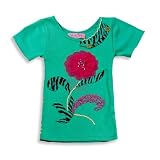 Haven Girl - Girls Short Sleeve Top, Seafoam (Size 4)