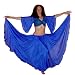 Bright Blue Full Circle Silk Skirt