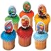 Bob the Builder Cupcakes - 12 Re-usable Flexible 3-D on one side - Cake Pics