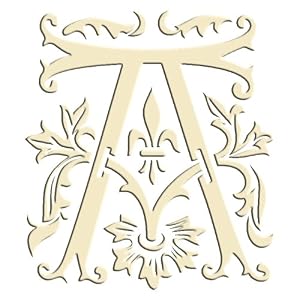Set of 6 Monogram Embroidered Guest Towel - A