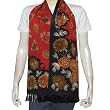 Designer Scarf Summer Accessories Printed Silk 22 X 72 inches