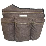 Brown Herringbone Diaper Dude Bag