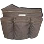 Brown Herringbone Diaper Dude Bag