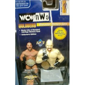 WCW NWO Wrestling Character Memory Card ~ Goldberg ~ Nintendo 64 ~ Collectors Edition by 