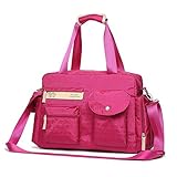 「Getting] 多機能ショルダーバッグ 保温・保冷バッグ 軽量マザーズバッグ デイパック レディース ３色　4Way (ピンク) GMMBB00031