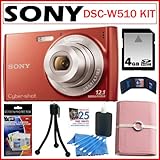Sony Cyber-Shot DSC-W510 12.1 MP Digital Camera with 4x Wide-Angle Zoom and ....