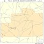 Street & Road Map of New Site, Alabama AL - Printed poster size wall atlas of your home town