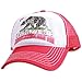 California Love Distressed Juniors Pit Stop Twill Trucker Hat - Red