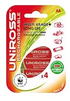 Uniross 4 x AA Multi Usage Long Life Batteries
