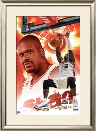 Cleveland Cavaliers - Shaquille O'Neal Framed Poster Print, 33x45