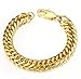 Heavy Metal Cuban Curb Link Chain Men's Bracelets Powerful Stainless Steel Bracelet