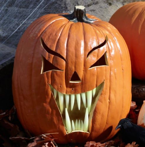 Glow in the Dark Fang Pumpkin Teeth