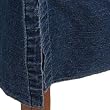 Dark Blue Denim Bedskirt - Queen Size