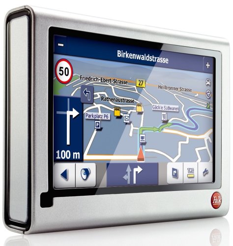 Falk F6 ADAC-Edition Navigationssystem inkl. TMC (10,9 cm (4,3 Zoll) Display, Kartenmateri Preisvergleich
