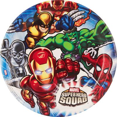 Marvel Super Hero Squad Dinner Plates (8 count)