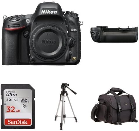 Nikon D610 (Body) + Accessories