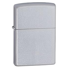 Zippo Satin Chrome Pocket Lighter