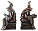 Merlin Wizard Bronze Sculptures - Heavy Bookends, Book-ends