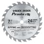 Black&decker 7-1/4" Piranha 24t Saw Blade